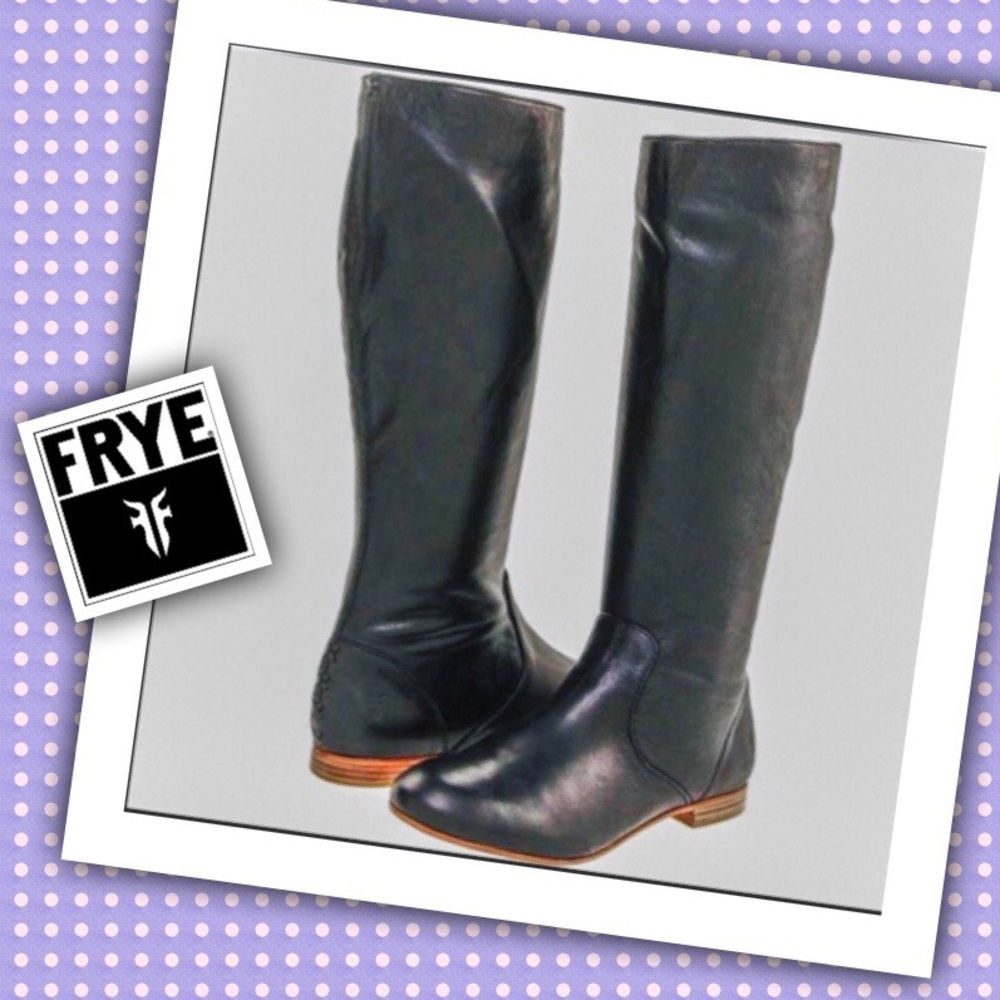 Frye Jillian boots in black.  Size 7.5
